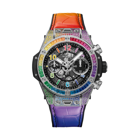 HUBLOT Big Bang Unico Titanium Rainbow 42 mm – front