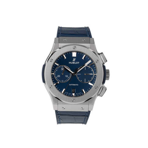 HUBLOT Classic Fusion Chronograph Titanium Blue 45 mm &ndash; Front