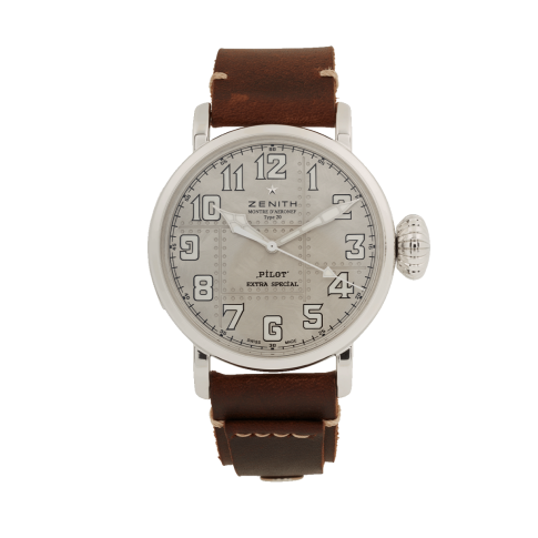 Pilot Type 20 Extra Silver 45 mm - Front